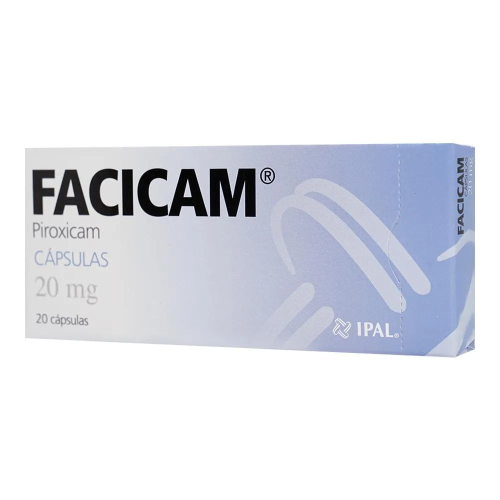 Facicam 20 Mg 20 Cápsulas