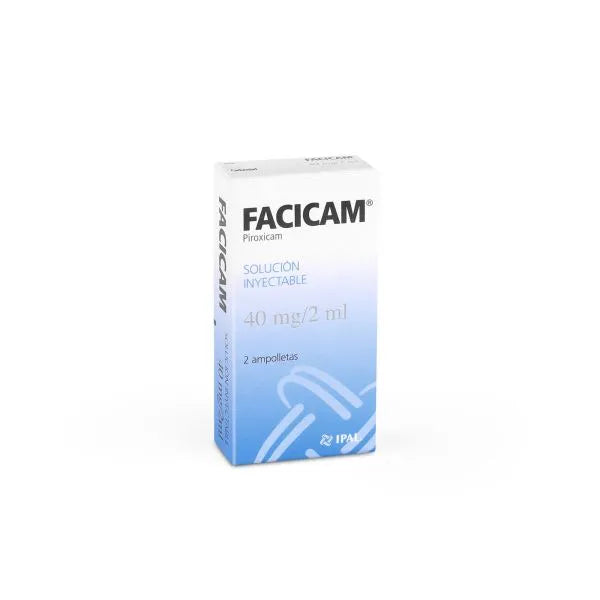 Facicam 40 Mg 2 Ampolletas 2 Ml