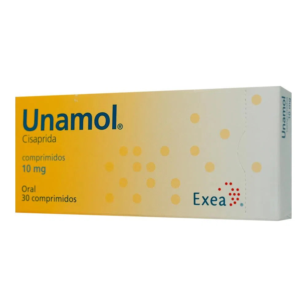 Unamol 10 Mg 30 Comprimidos