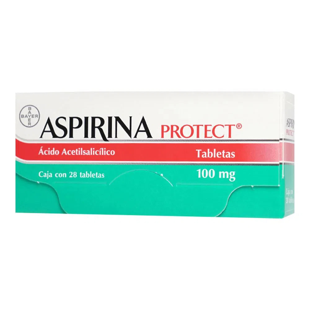 Aspirina Protect 100 mg con 28 tabletas