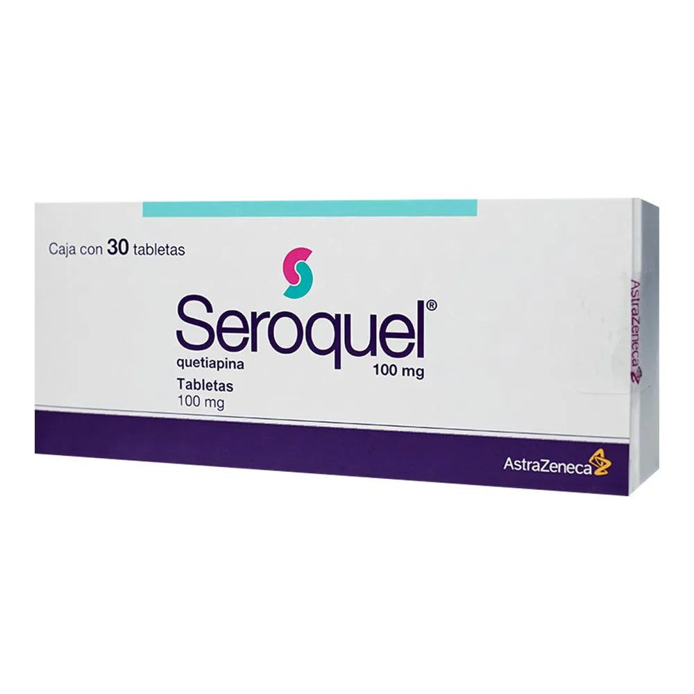 Seroquel 100 Mg 30 Tabletas