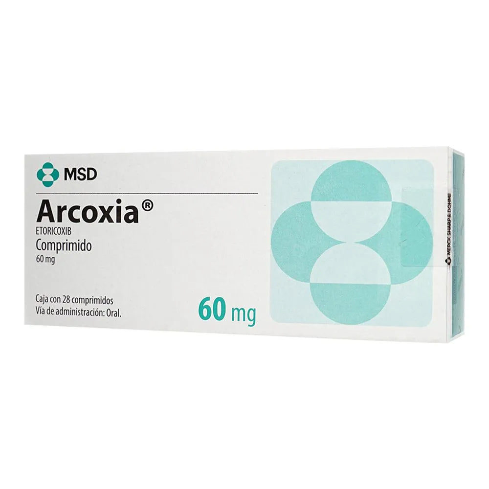 Arcoxia 60 Mg 28 Comprimidos