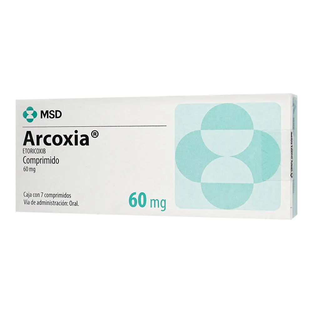 Arcoxia 60 Mg 7 Comprimidos