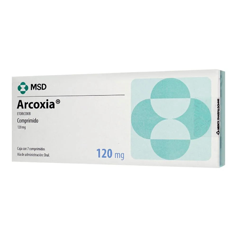 Arcoxia 120 Mg 7 Comprimidos