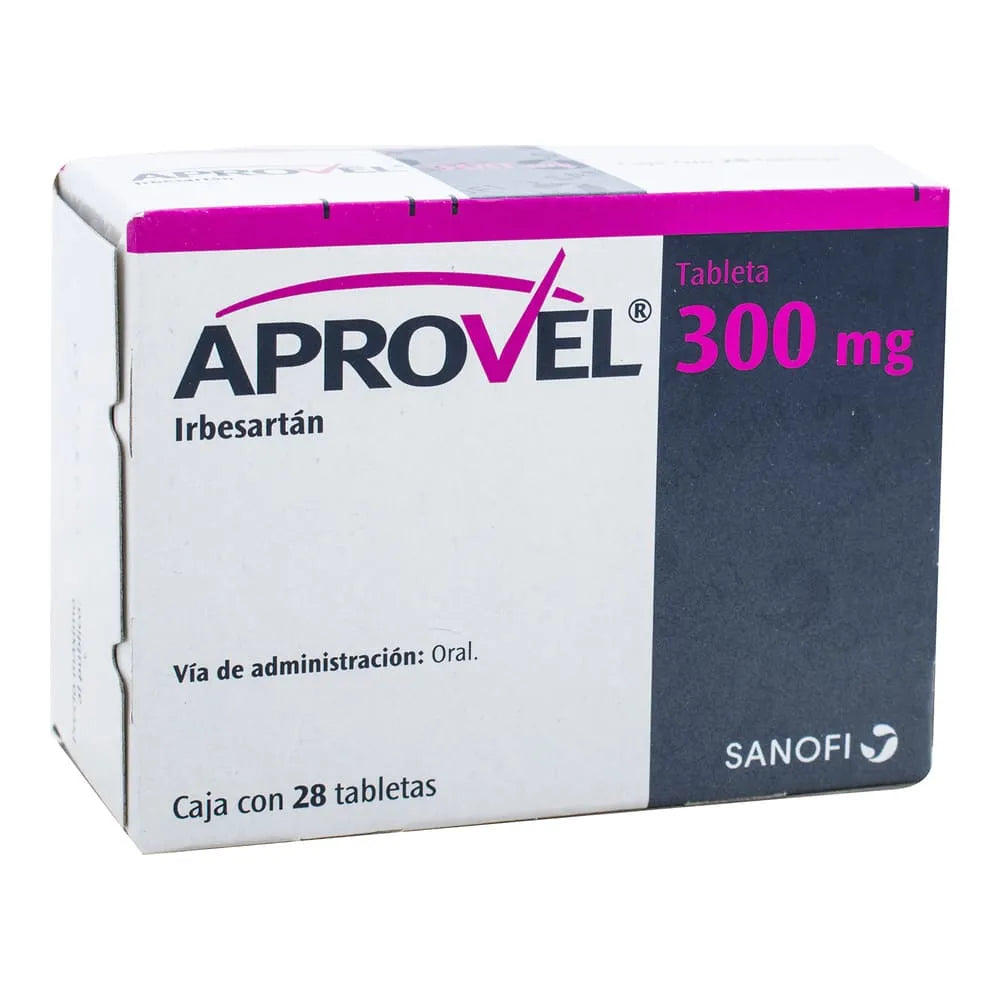 Aprovel 300 Mg 28 Tabletas