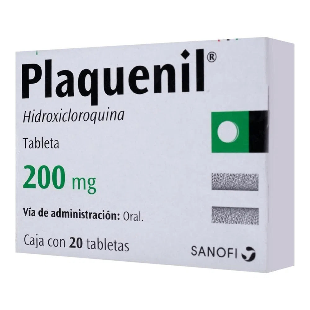 Plaquenil 200 Mg 20 Tabletas