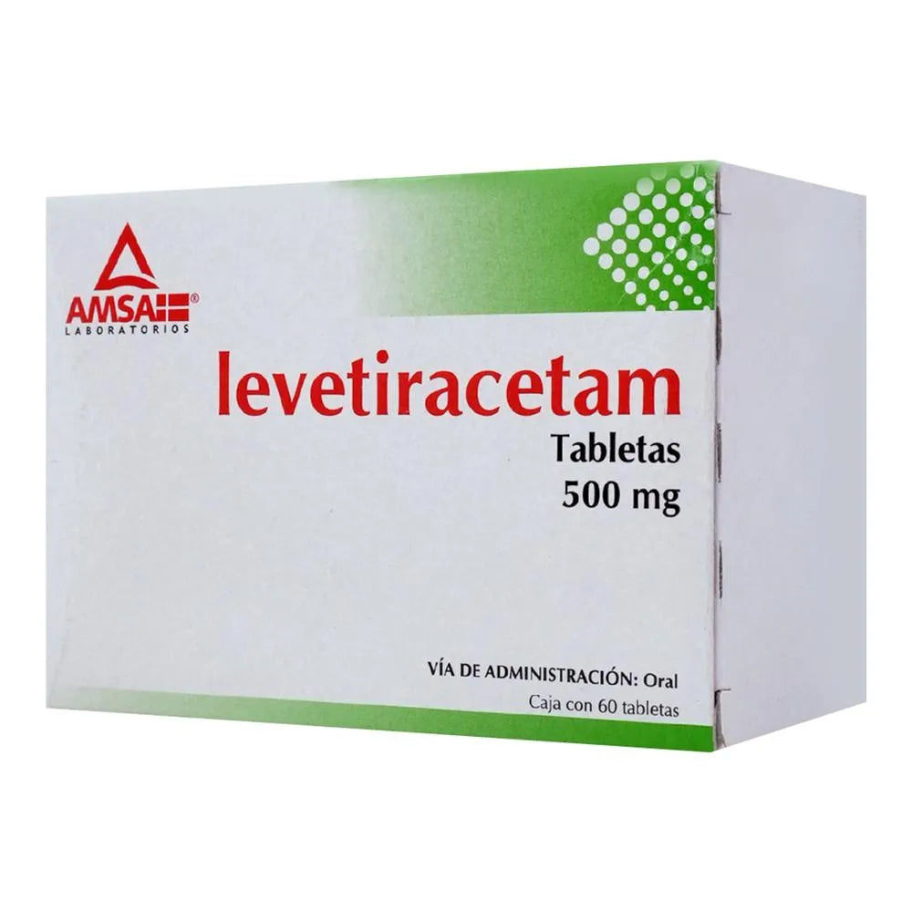 Levetiracetam 500 Mg 60 Tabletas