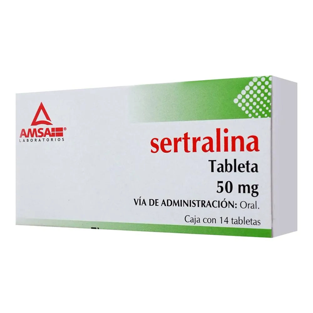 Sertralina 50 Mg 14 Tabletas