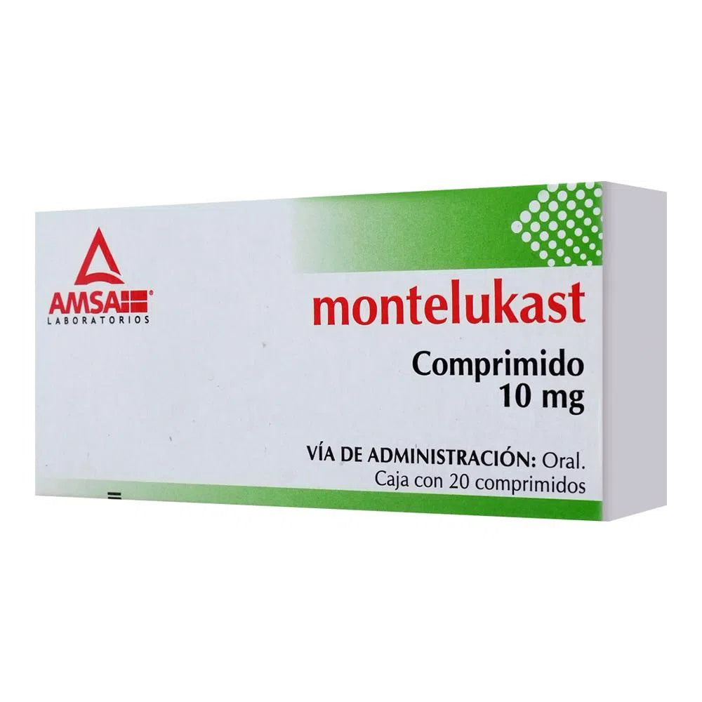 Montelukast 10 Mg 20 Comprimidos