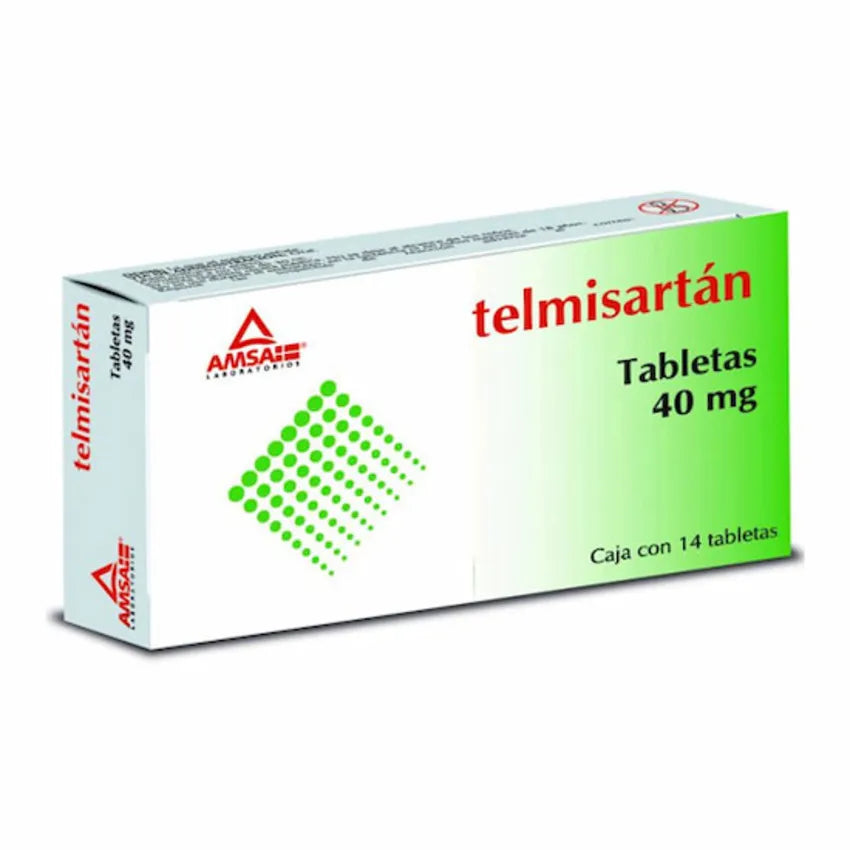 Telmisartán 40 Mg Tabletas