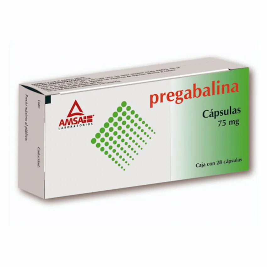 Pregabalina 75 Mg 28 Cápsulas