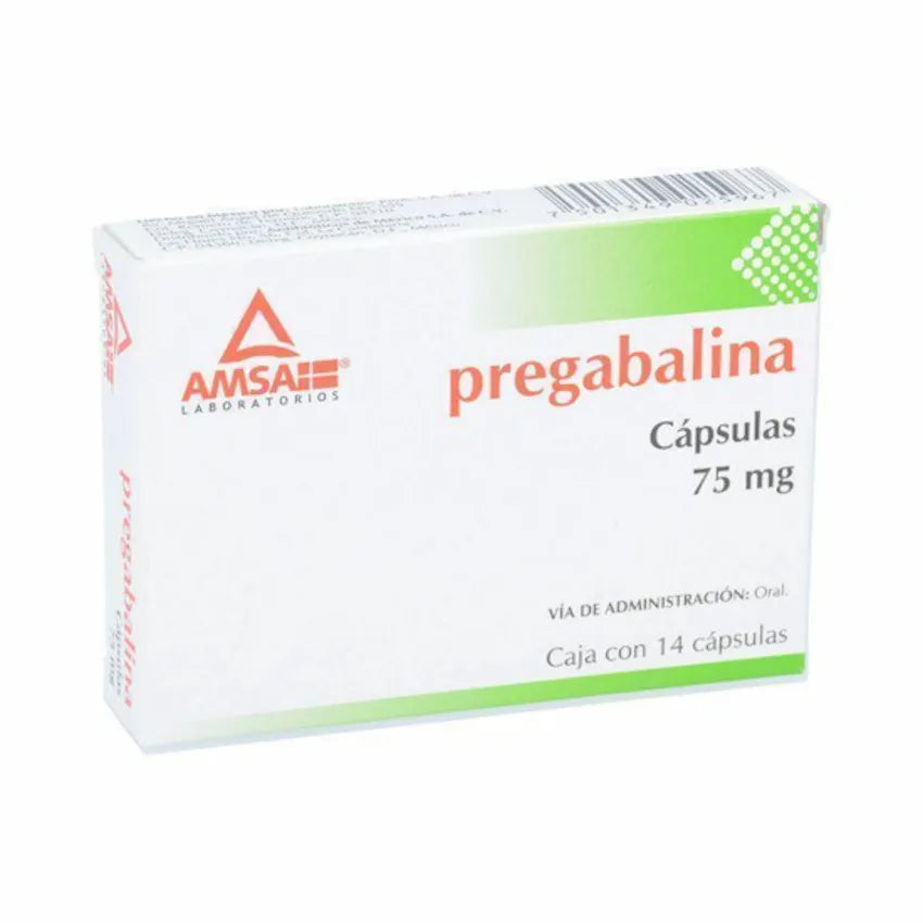 Pregabalina 75 Mg 14 Cápsulas