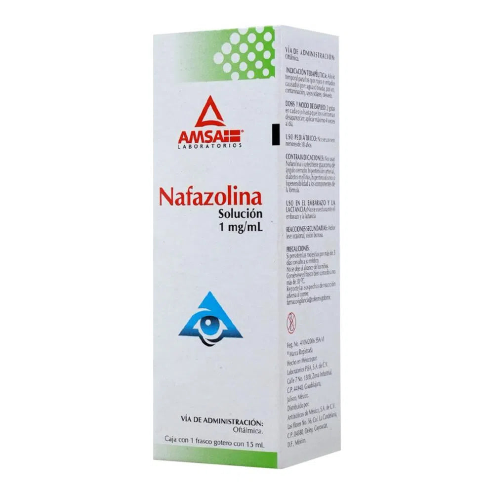 Nafazolina Solución Oftalmica 1 Mg