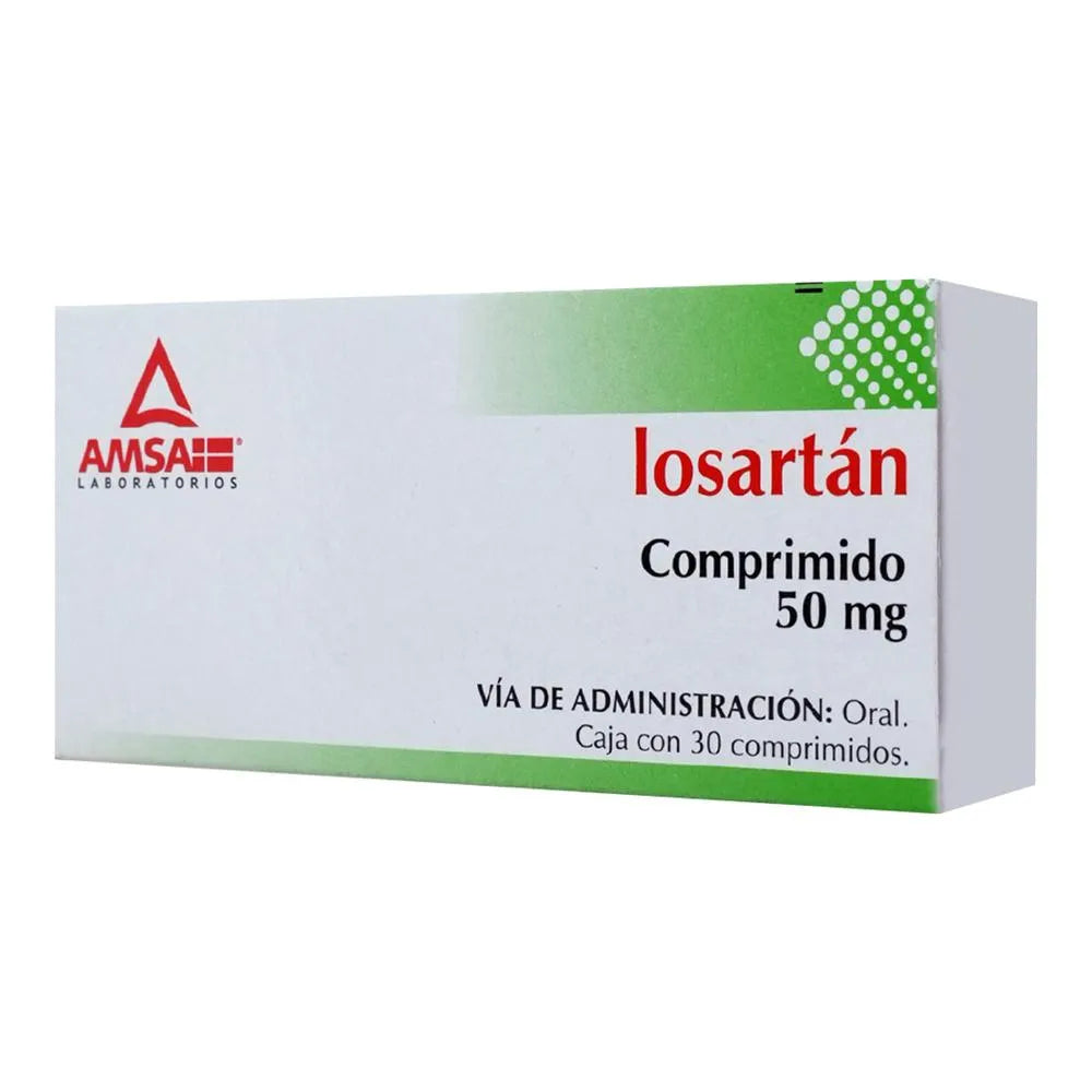 Losartan 50 Mg 30 Comprimidos