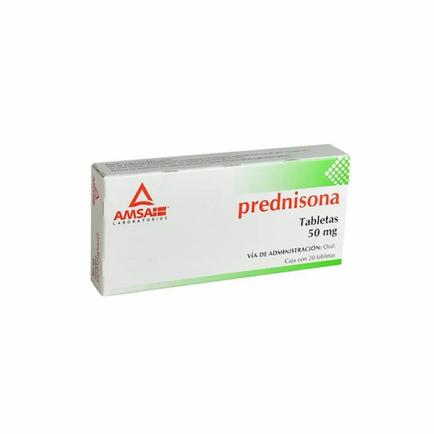 Prednisona 5 Mg 20 Tabletas