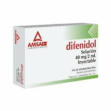 Difenidol 40 Mg Solución Inyectable 2 Ampolletas 2 Ml