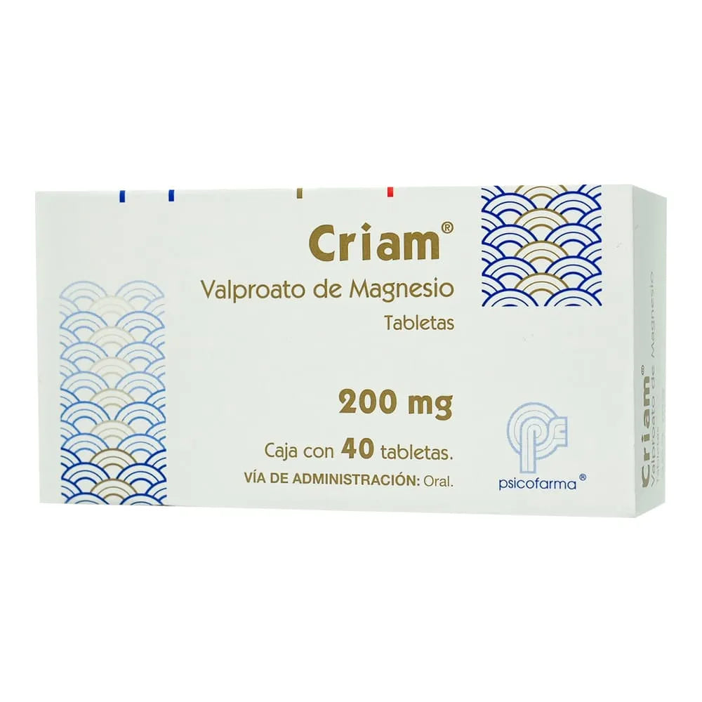 Criam 200 Mg 40 Tabletas