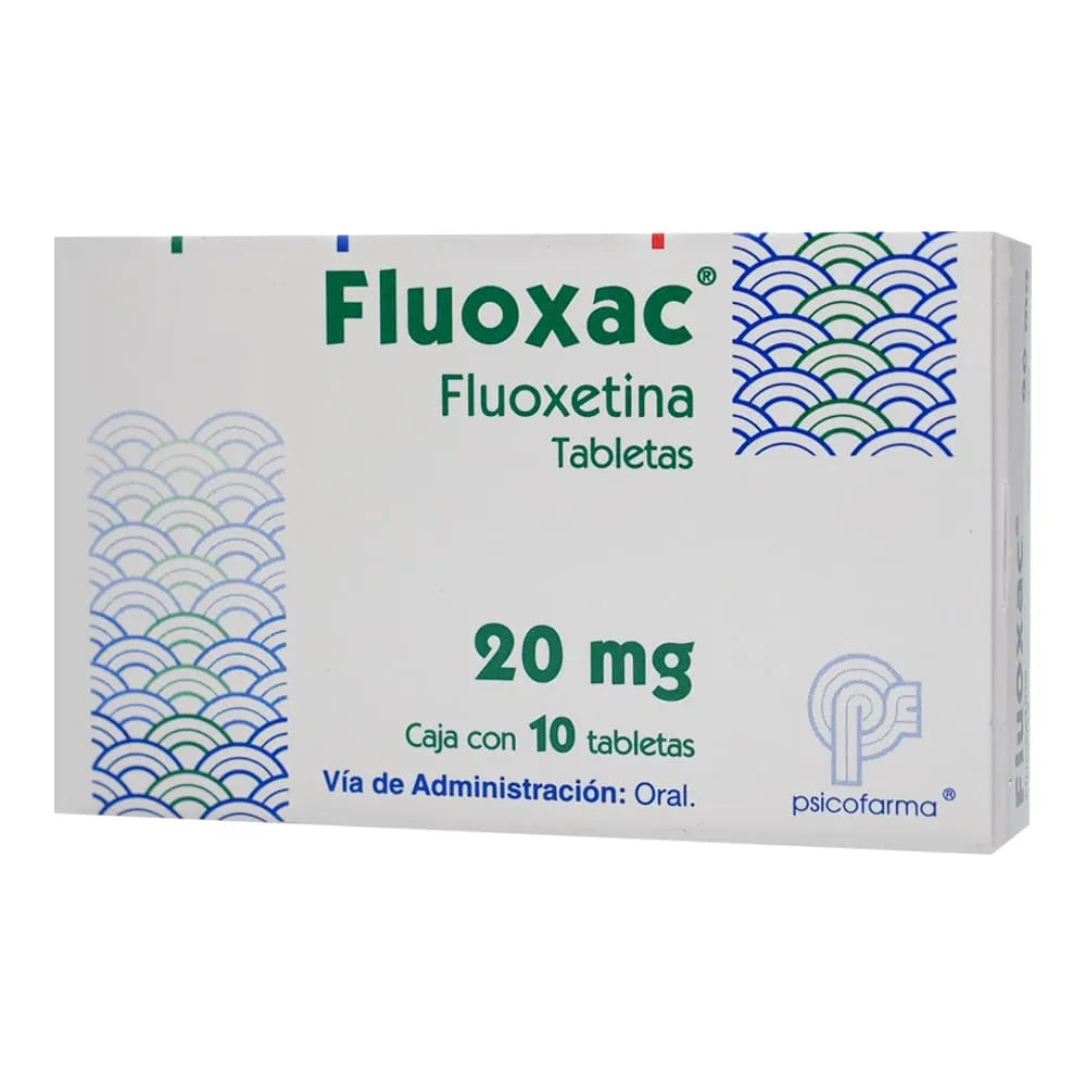 Fluoxac 20 Mg 10 Tabletas