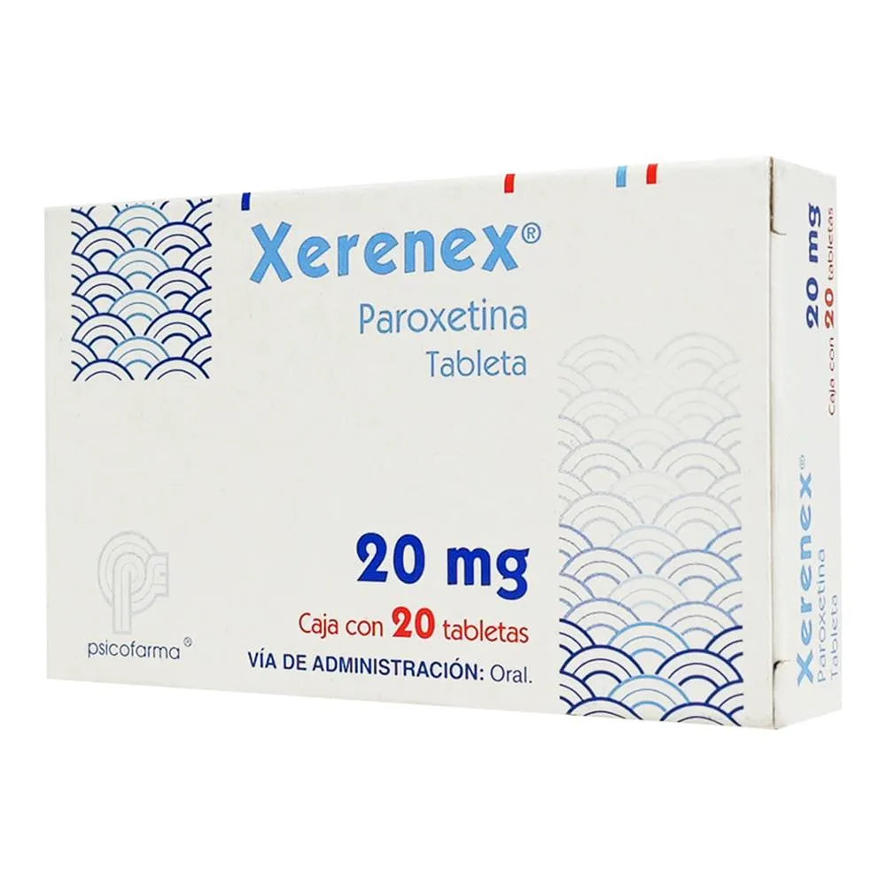 Xerenex 20 Mg 20 Tabletas