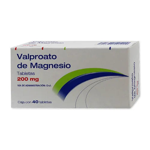 Valproato De Magnesio 200 Mg 40 Tabletas