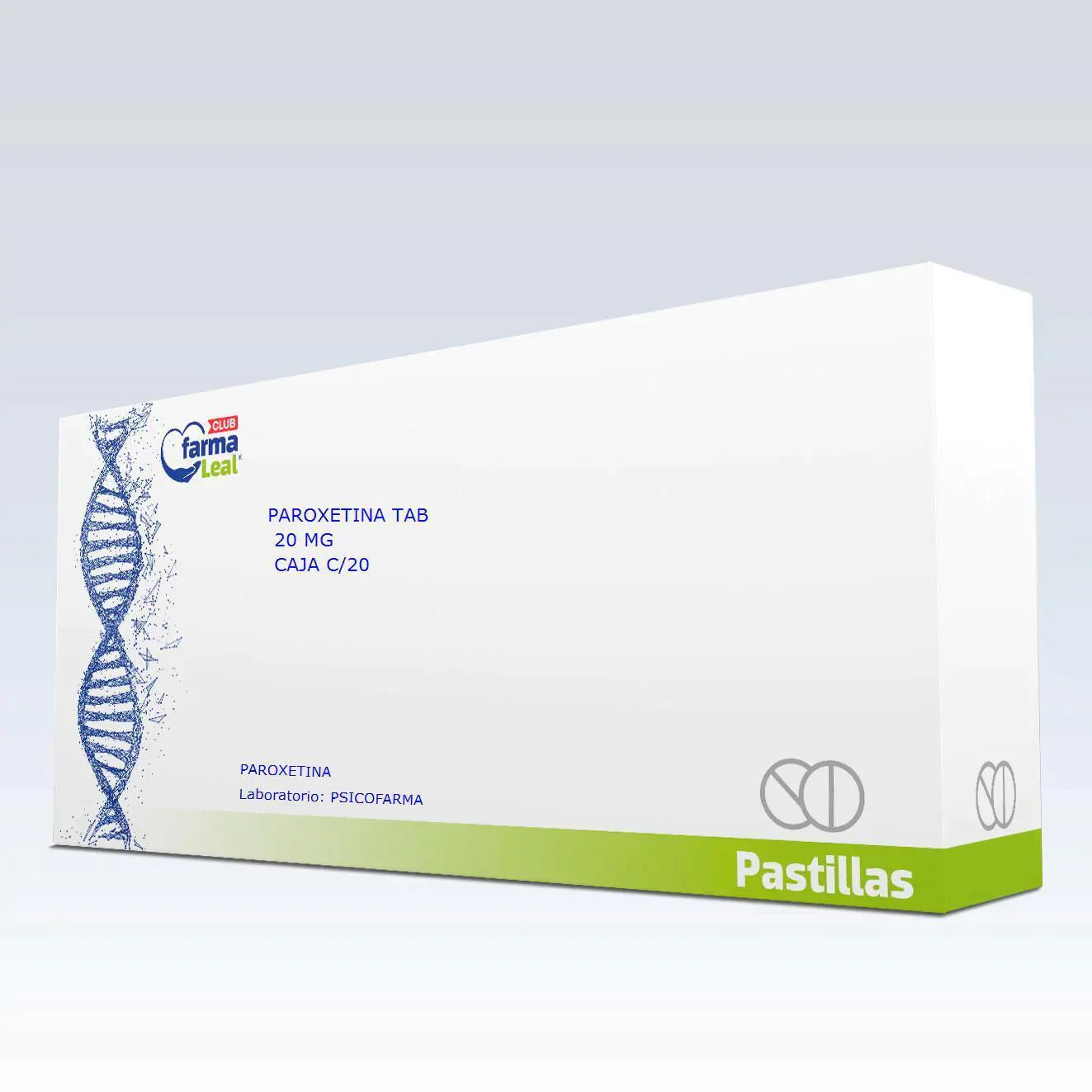 Paroxetina 20 Mg 20 Tabletas