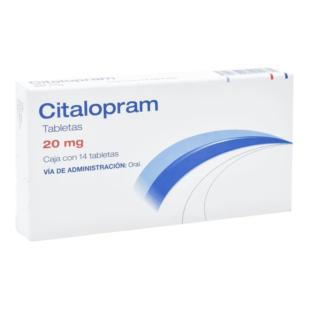 Citalopram 20 Mg 14 Tabletas