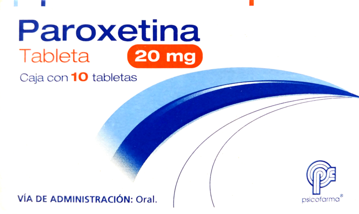 Paroxetina 20 Mg 10 Tabletas