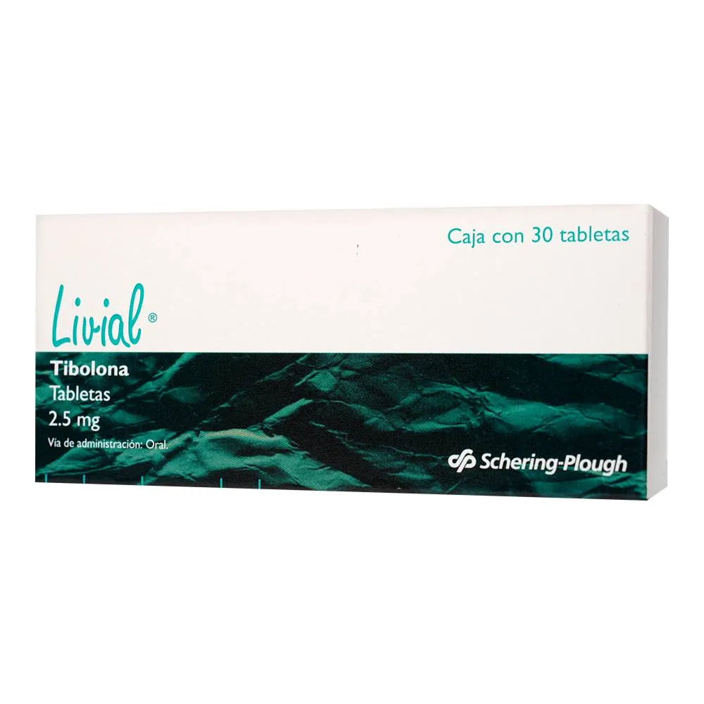 Livial 2.5 Mg 30 Tabletas