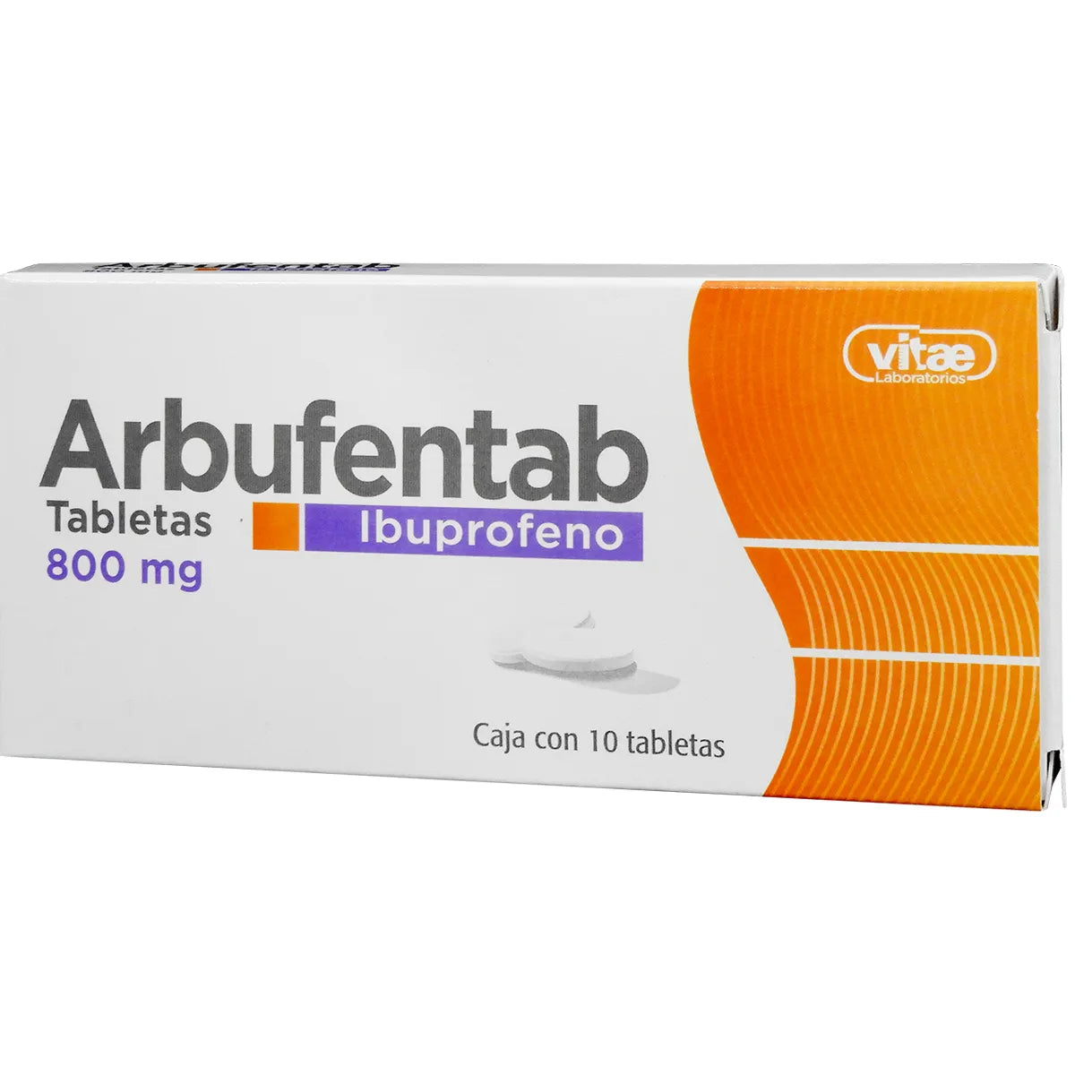 Arbufentab Ibuprofeno 800 Mg 10 Tabletas