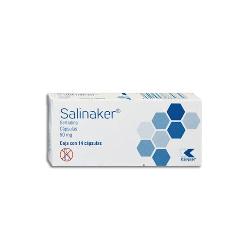 Salinaker Sertralina 50 Mg 14 Cápsulas