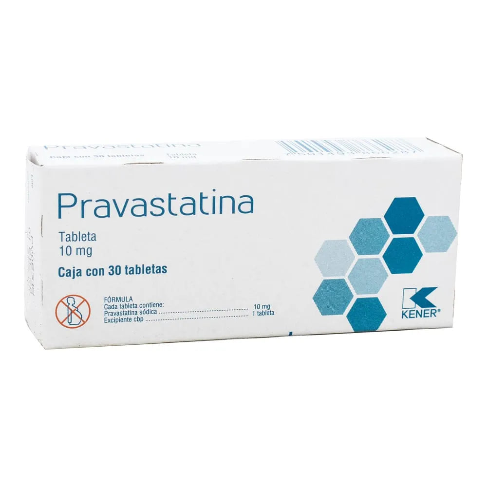 Glicosar Pravastatina 10 Mg 30 Tabletas