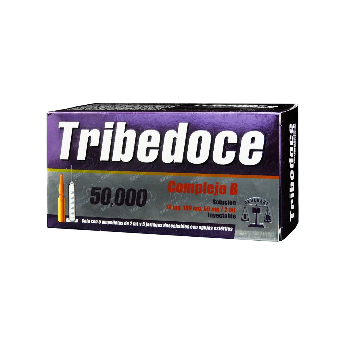 Tribedoce dx complejo B, dexametasona, lidocaína solución inyectable con 3 ampolletas