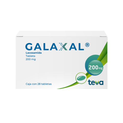 Galaxal Lacosamida 200 Mg Caja Con 28 Tabletas