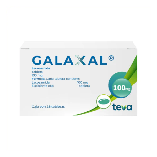 Galaxal Lacosamida 100 Mg Caja Con 28 Tabletas