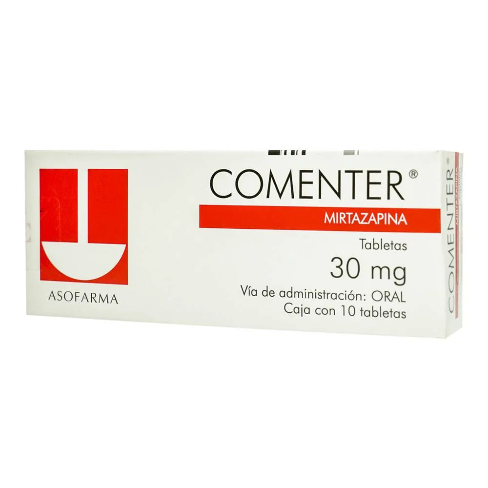 Comenter 30 Mg 10 Comprimidos