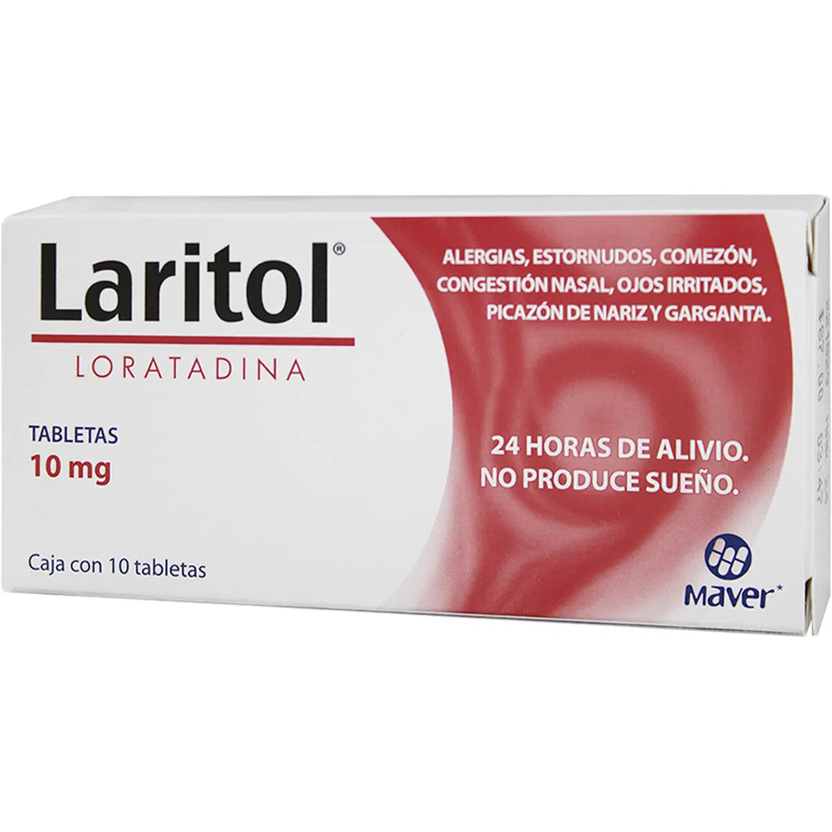 Laritol Loratadina 10 Mg 10 Tabletas