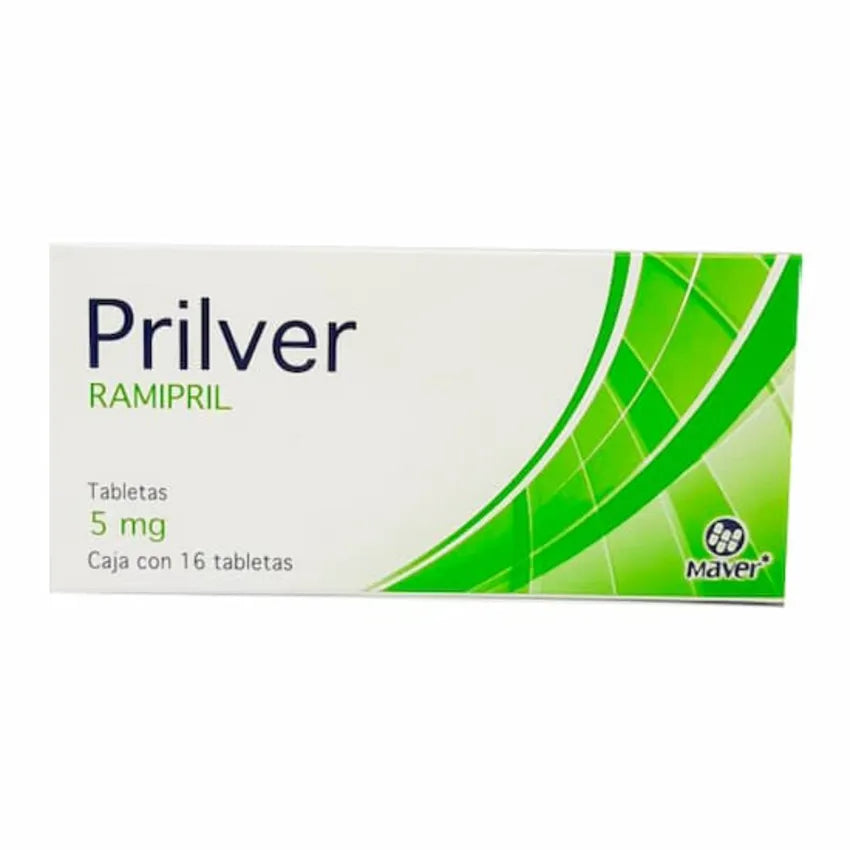 Prilver Ramipril 5 Mg 16 Tabletas