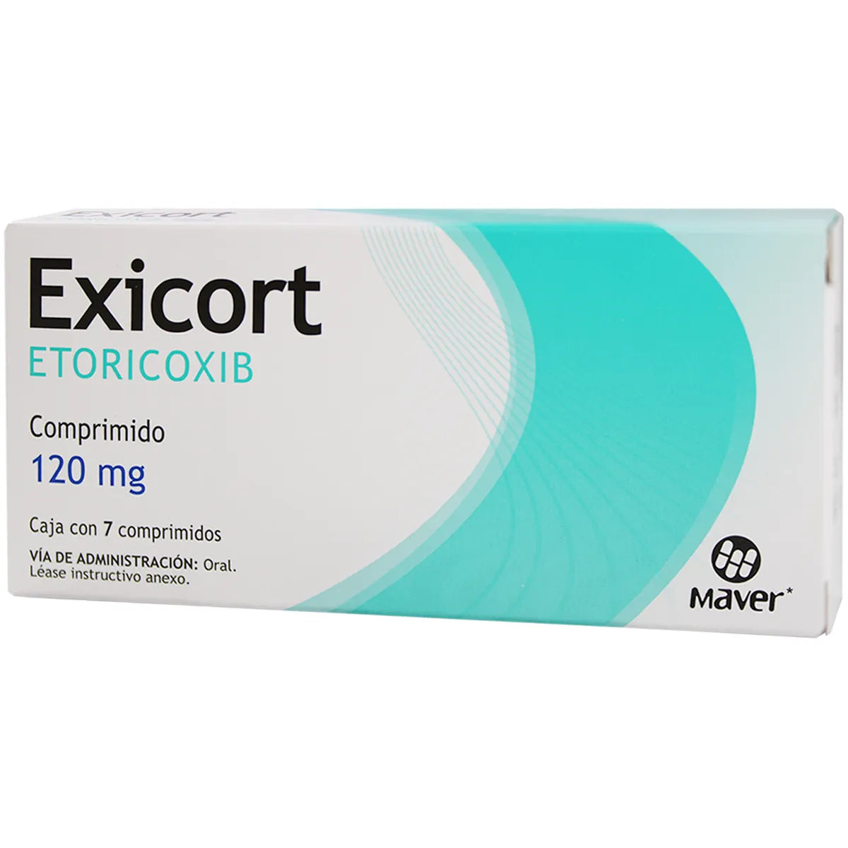 Exicort Etoricoxib 120 Mg 7 Comprimidos
