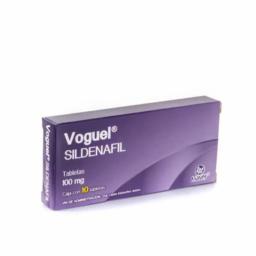 Voguel Sildenafil 100 Mg 10 Tabletas