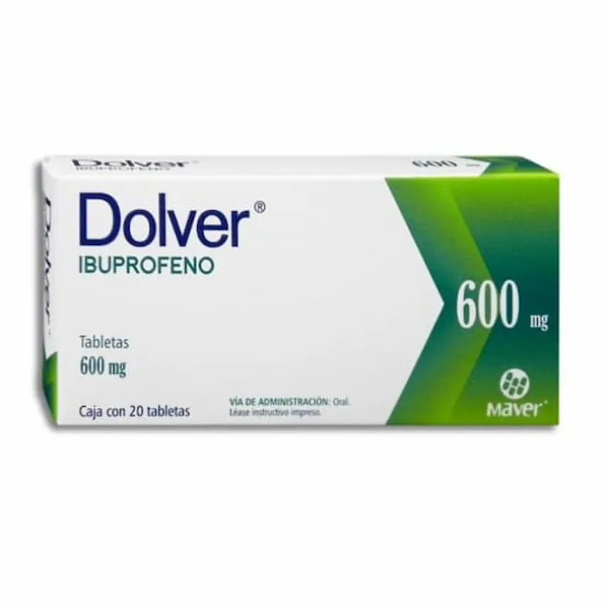 Dolver Ibuprofeno 600 Mg 10 Tabletas