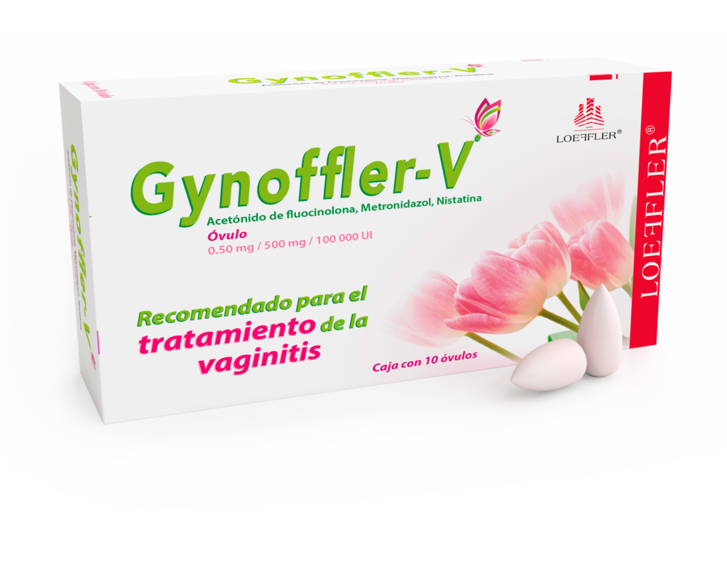 Gynoffler-V. Acetónido de Fluocinolona, Metronidazol, Nistatina