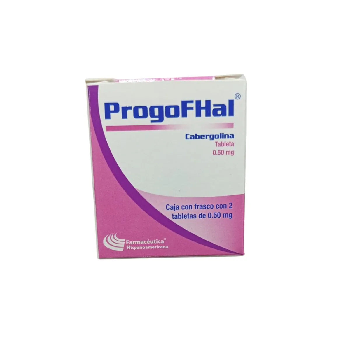 Progofhal Cabergolina 0.5 Mg 2 Tabletas