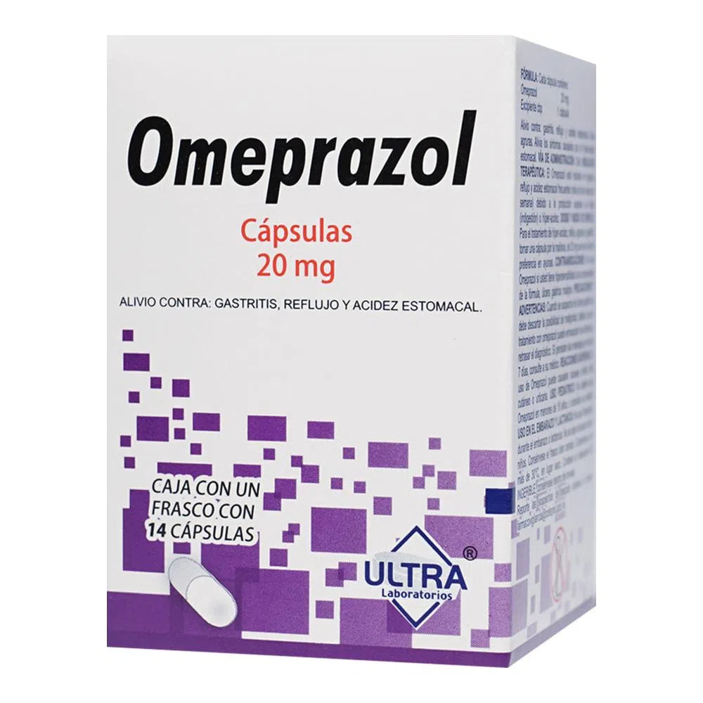 Omeprazol 20 Mg 14 Cápsulas