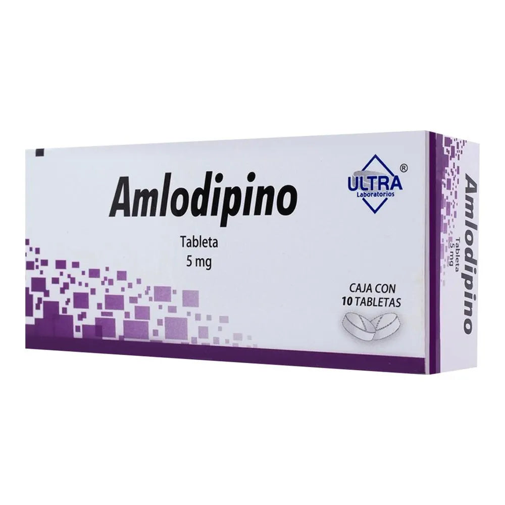 Amlodipino 5 Mg 10 Tabletas