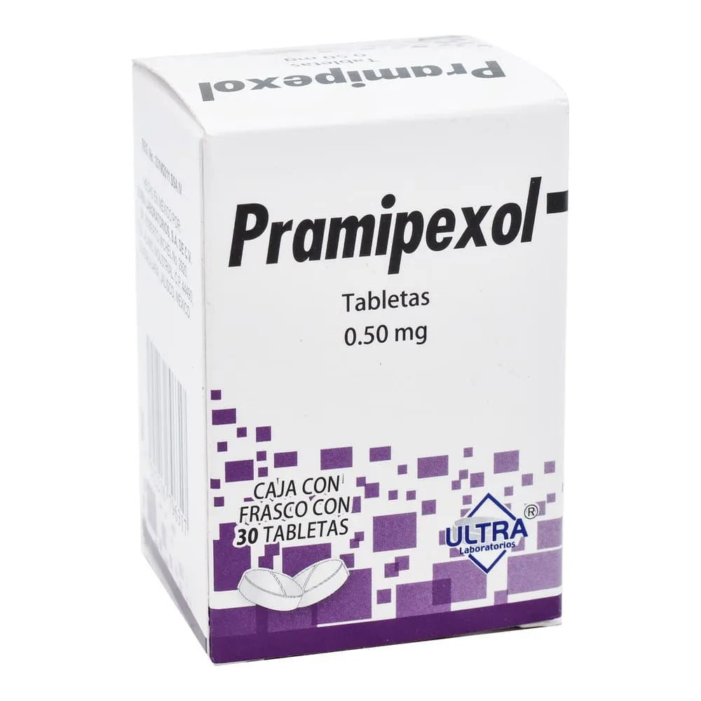 Pramipexol 0.5 Mg 30 Tabletas
