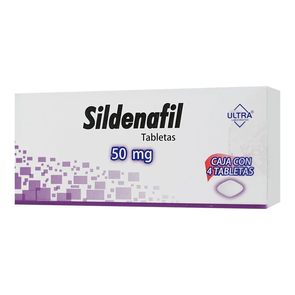 Sildenafil 50 Mg 4 Tabletas