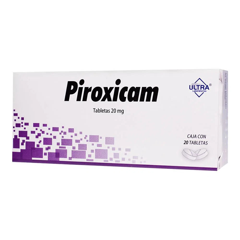 Piroxicam 20 Mg 20 Tabletas