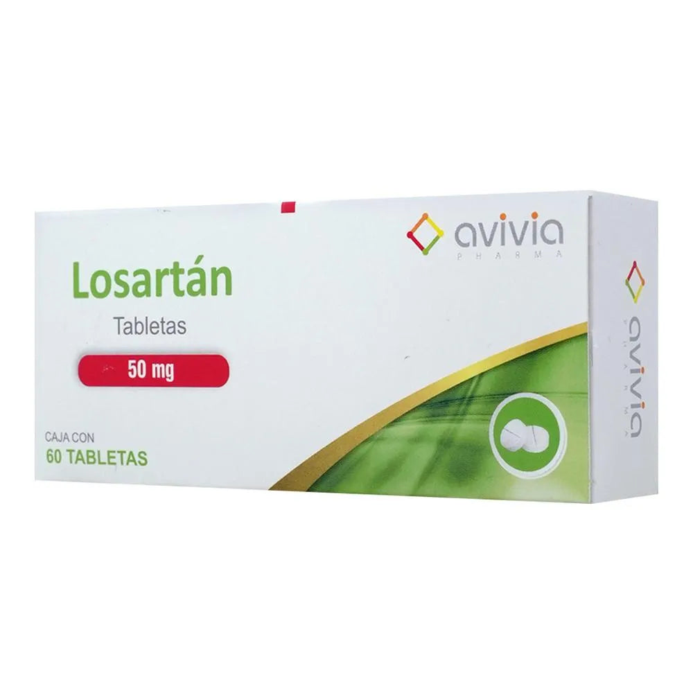 Losartan 50 Mg 60 Tabletas