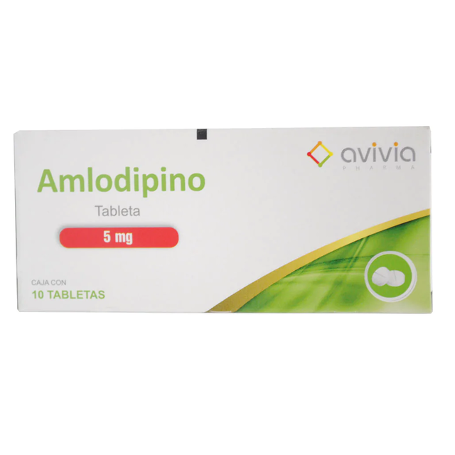 Amlodipino 5 Mg 10 Tabletas