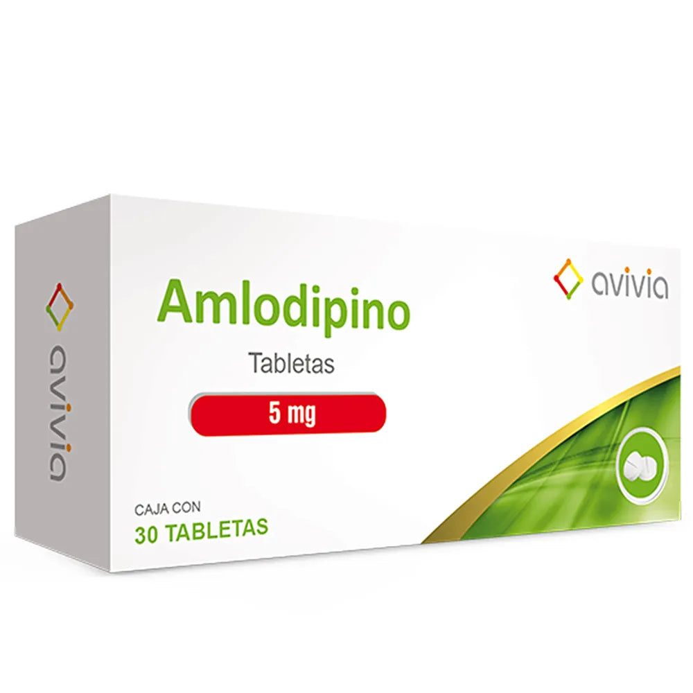 Amlodipino 5 Mg 30 Tabletas